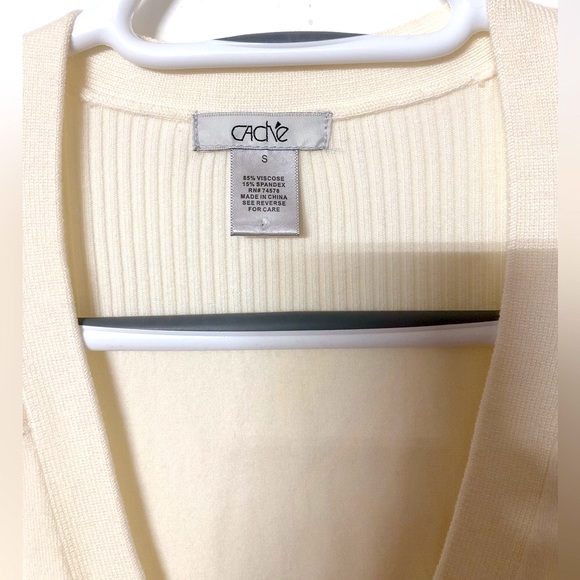 Cache Knitted Blazer/ Cardigan Size S - Picture 4 of 8